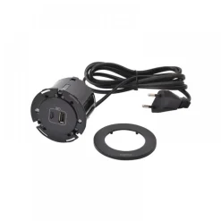Prise encastrable sur plan avec chargeur USB-A/C - INCARA™ Disq 60 LEGRAND