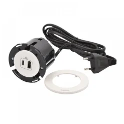 Prise encastrable sur plan avec chargeur USB-A/C - INCARA™ Disq 60 LEGRAND