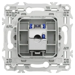 Prise RJ45 Cat.6A STP grade 3TV - Blanc craie - Odace II SCHNEIDER