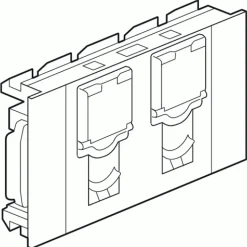 Prises RJ45 pour goulotte à clippage direct - Mosaïc LEGRAND