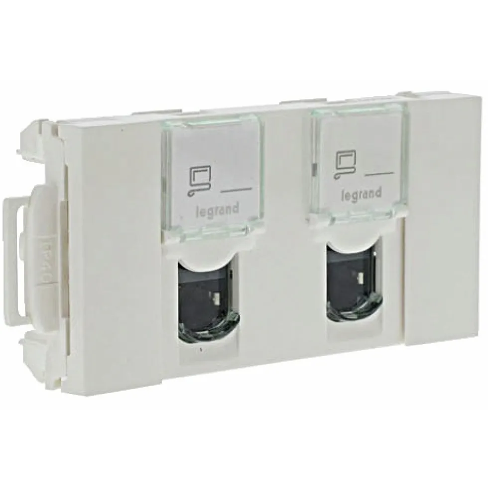 Prises RJ45 pour goulotte à clippage direct - Mosaïc LEGRAND