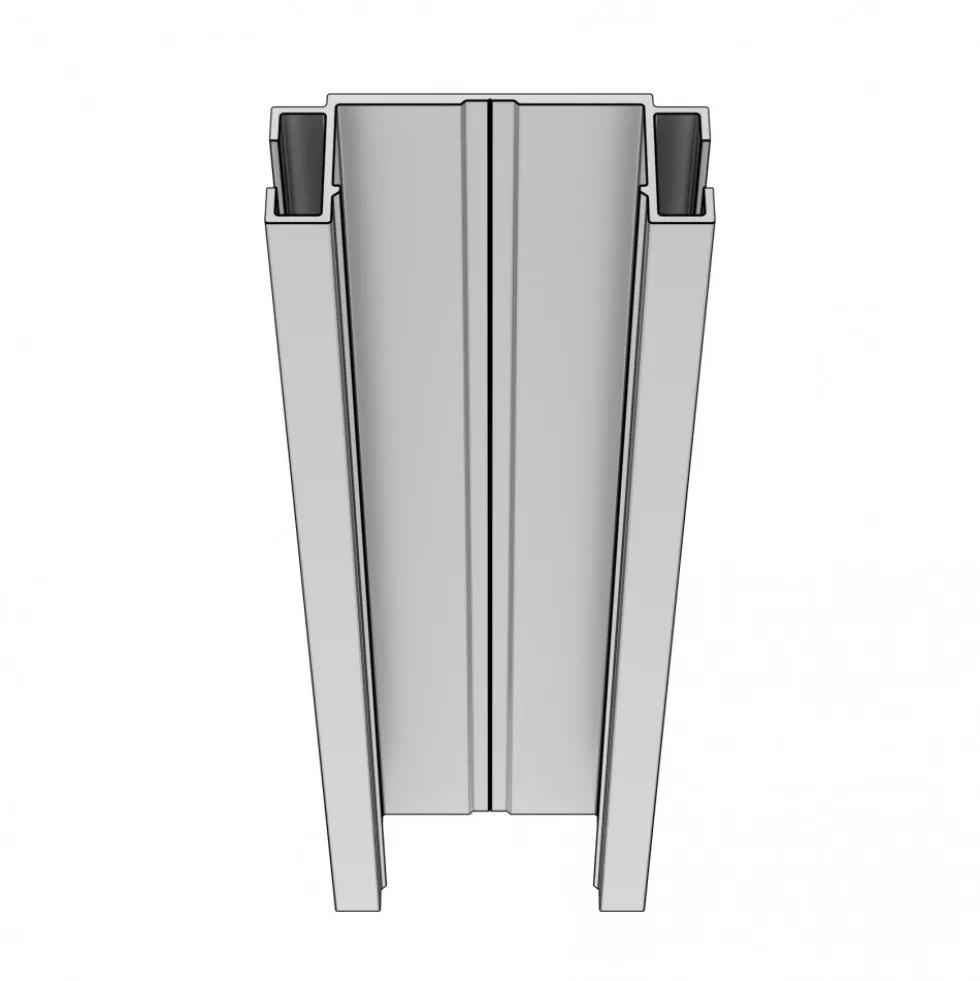 Profilé aluminium Domalurail pour clips et structure Stratlock SL-SRLE DOMARINE