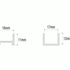 Profil aluminium Mecanno 12 L&S LIGHT