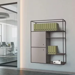 Profil aluminium noir en tube carré pour système Cadro - longueur 3 m HETTICH
