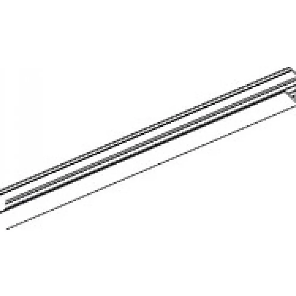 Profil aluminium noir pour système LED MEC 1 et 2 - 3 mètres L&S LIGHT