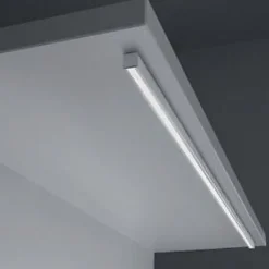 Profil aluminium noir pour système LED MEC 1 et 2 - 3 mètres L&S LIGHT