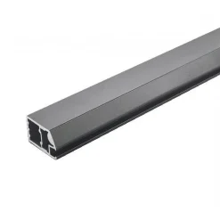 Profil aluminium pour charnières Conecta - pour verre 4 mm - longueur 3 m SALICE