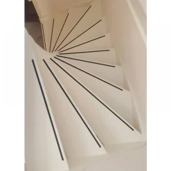 Profil antidérapant à encastrer pour sol ou escaliers en bois - 1 m ELLEN