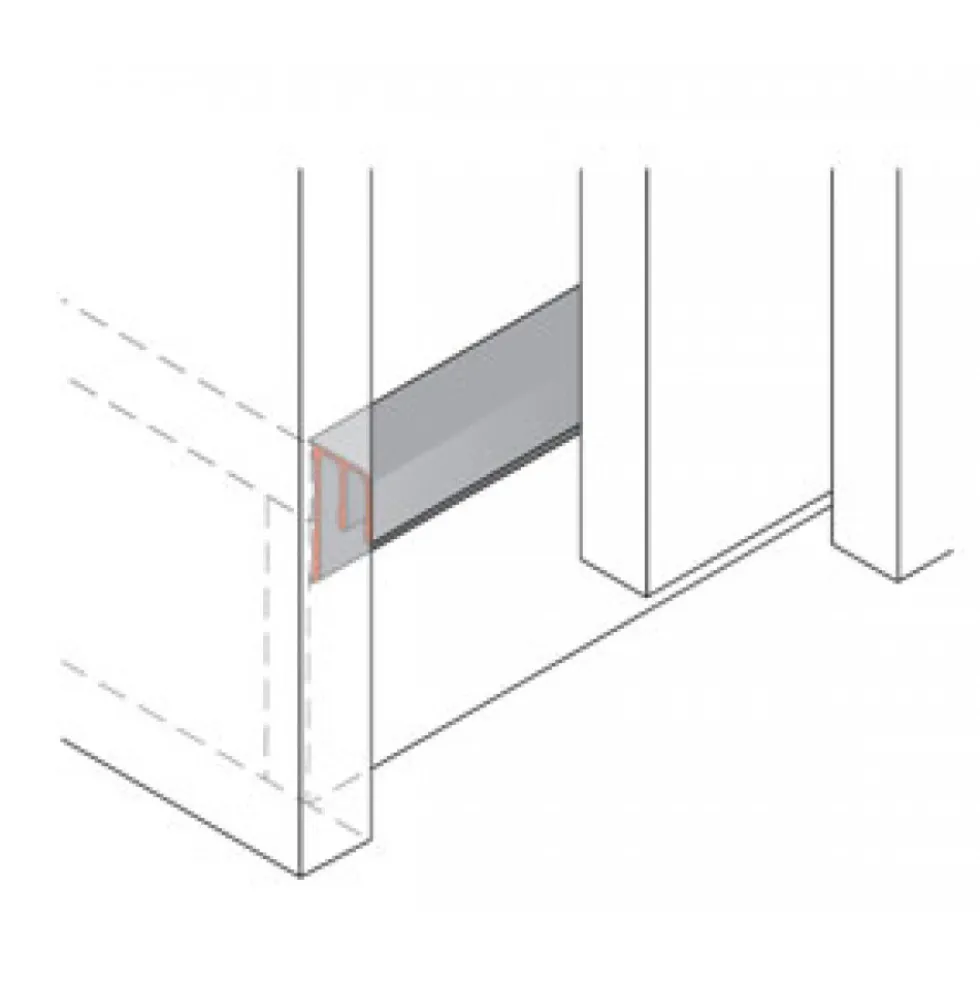 Profilé de guidage inférieur STB 35 HETTICH