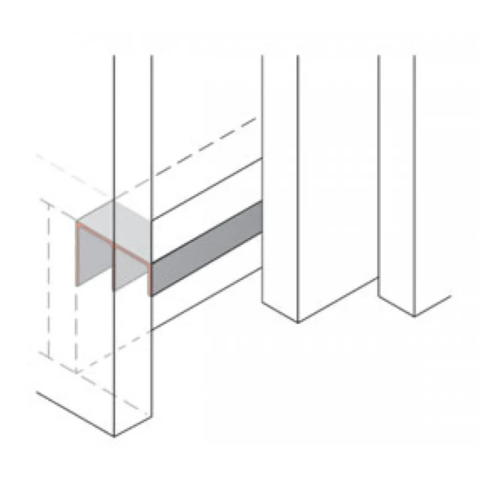 Profilé de guidage inférieur STB 35 HETTICH