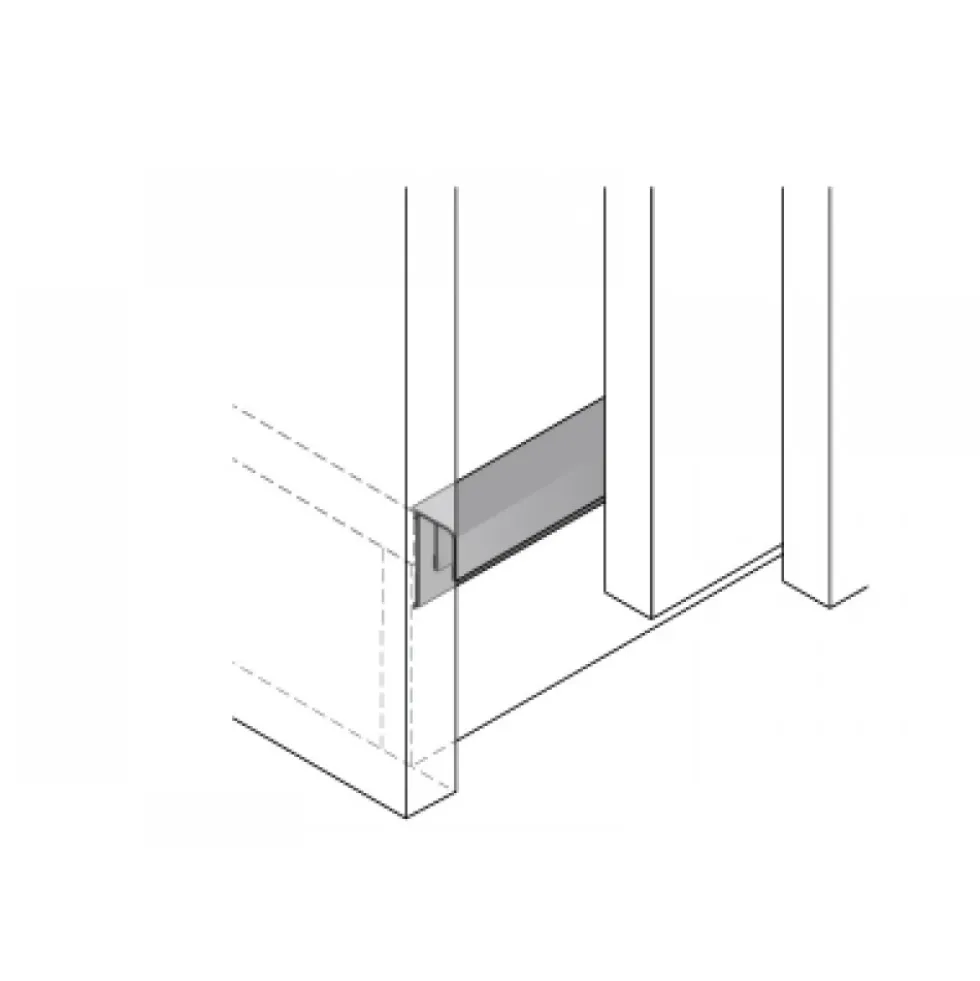 Profilé de guidage inférieur STB 15 HETTICH