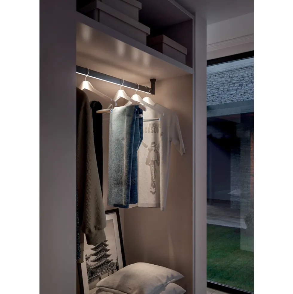 Profilé MEC Rack pour bande LED 5 mm - Noir - longueur 3 mètres L&S LIGHT
