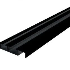Profil mono-rail bas pour porte de placard coulissante - Long 2,55 m SEED
