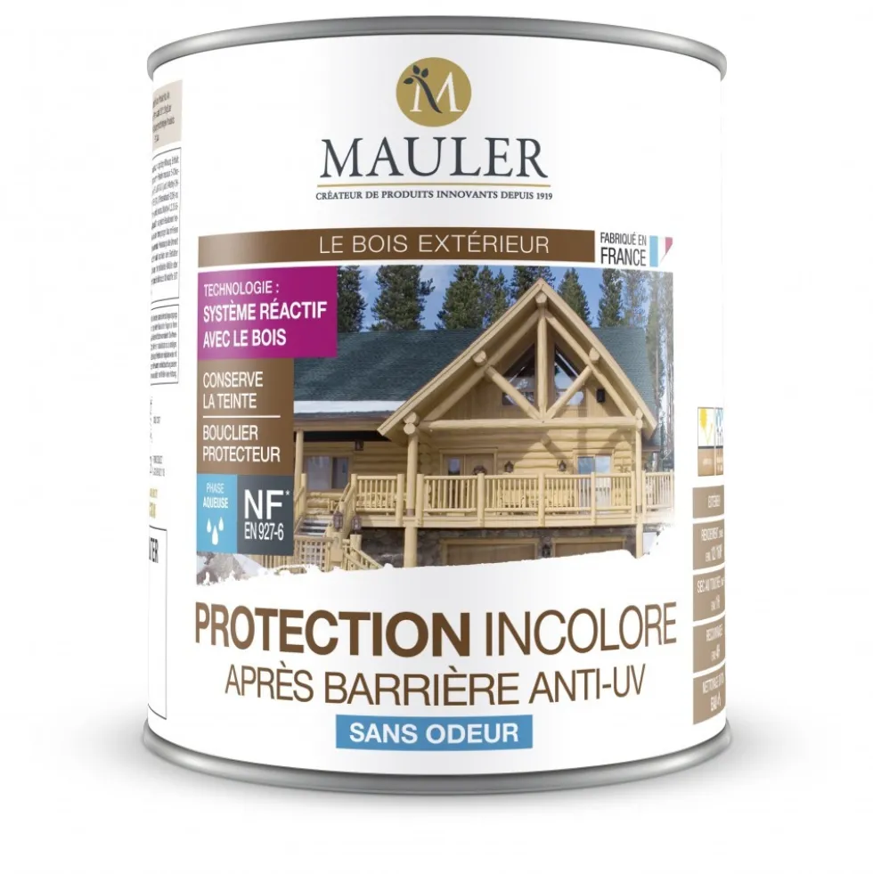 Protection incolore après barrière anti-UV sans odeur Mauler