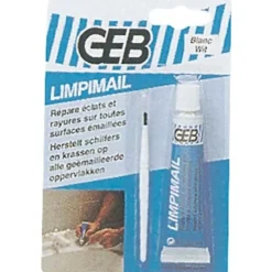 Pâte de rénovation - réparation éclats sur émail sanitaire - Limpimail GEB