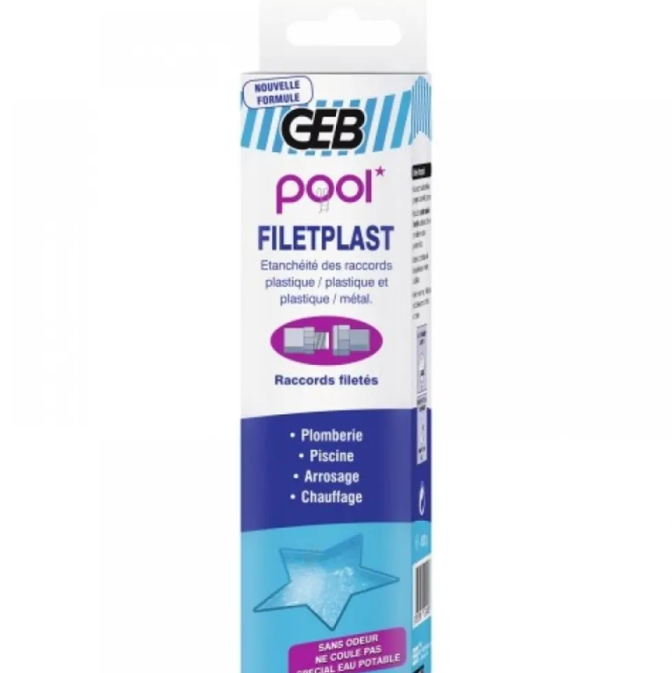 Pâte d'étanchéité eau potable - tube de 100 g - Filetplast GEB