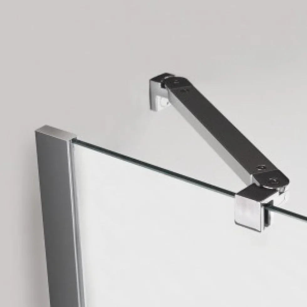 Équerre d'angle pour parois de douche 5 - 6 et 8 mm LEDA