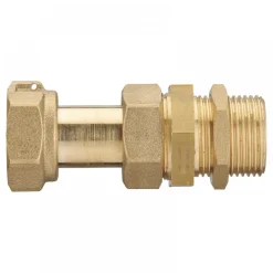 Raccord de compteur téléscopique avec trou de plombage 20x27-20x27 RIQUIER