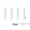 Raccord en T24 pour assemblage de grille 411 RENSON