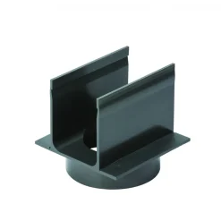 Raccord externe avec sortie verticale 80 mm - pour caniveau Slimline ACO