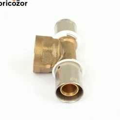 Raccord PER à sertir - Té femelle - pour tubes de diamètre 16 mm BOUTTÉ