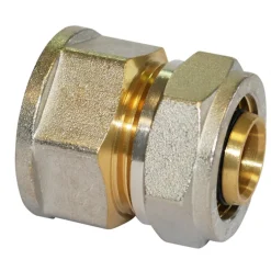 Raccord union femelle à compression pour tube multicouche - diamètre 16 mm BOUTTÉ