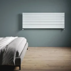 Radiateur chauffage central horizontal - 900 W - blanc - Piano IRSAP
