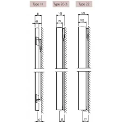Radiateur eau chaude - Vertex Plan CT - Type 21 STELRAD