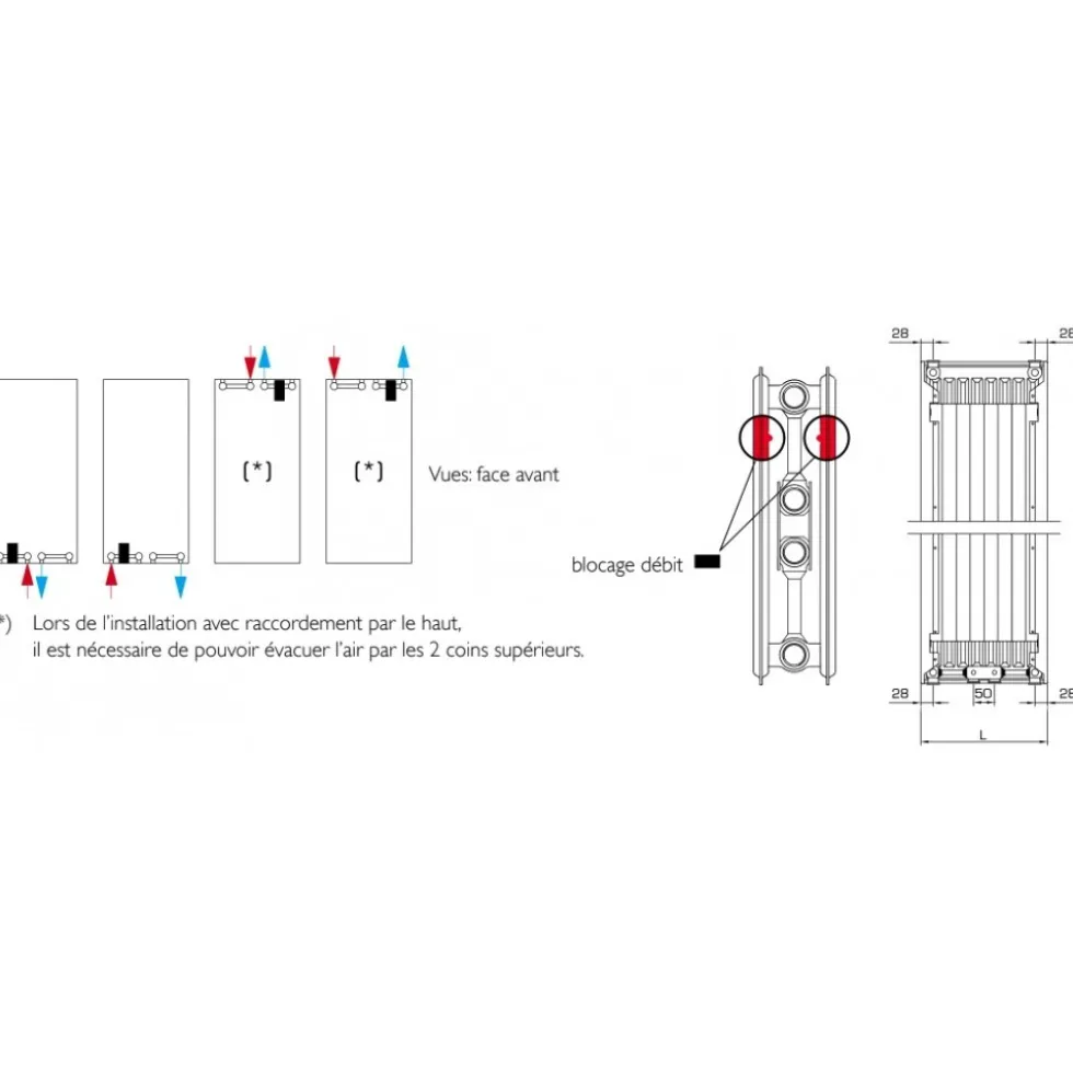 Radiateur eau chaude - Vertex Plan CT - Type 21 STELRAD