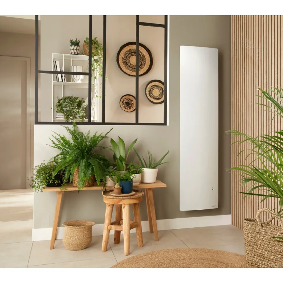 Radiateur électrique à chaleur douce vertical connecté Agilia ATLANTIC