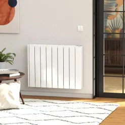 Radiateur électrique inertie fluide 1500W connecté WiFi - blanc - Belize II ROINTE