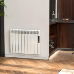 Radiateur électrique à inertie fluide 1800W connecté WiFi - blanc - Eoniq ROINTE