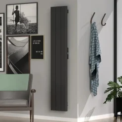 Radiateur électrique vertical 1000W connecté WiFi - noir - Palaos ROINTE