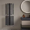 Radiateur sèche-serviettes eau chaude - 625 W - noir - Get Up RSS IRSAP