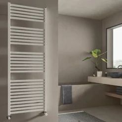 Radiateur sèche-serviettes eau chaude - 750 W - blanc - Quadré RSS IRSAP