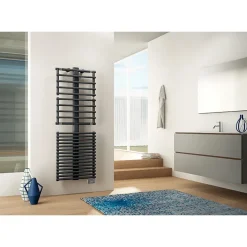 Radiateur sèche-serviettes électrique noir avec booster Get Up Booster IRSAP