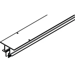 Rail porte coulissante - fixation plafond - Junior 80/100 HAWA