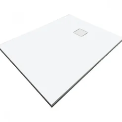 Receveur de douche extra-plat antidérapant - 120x90 cm - blanc - Fiteo PELLET ASC