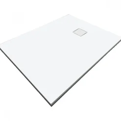 Receveur de douche extra-plat antidérapant - 90x90 cm - blanc - Fiteo PELLET ASC