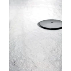 Receveur de douche extraplat antidérapant 80x80cm - texturé pierre blanc mat - Ipso JACOB DELAFON