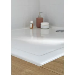 Receveur de douche extra-plat 80x80cm en céramique - blanc - Camille JACOB DELAFON