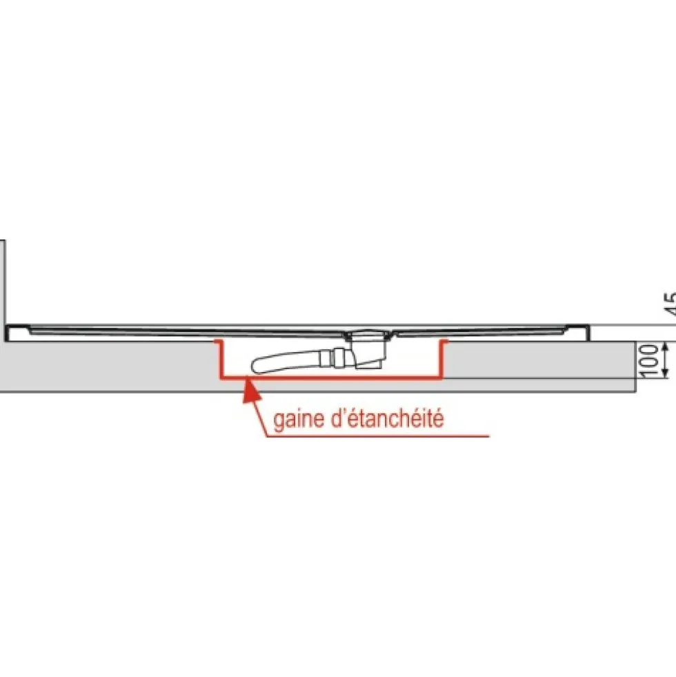 Receveur de douche à poser 120x90 cm - Olympic Plus NOVELLINI