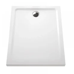Receveur à poser extra-plat en céramique - 100x80 cm VITRA