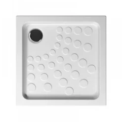 Receveur à poser extra-plat en céramique - 70 x 70 cm VITRA