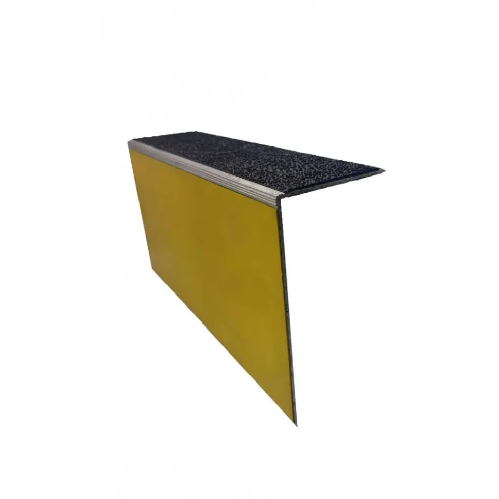 Repérage des contremarches adhésif intérieur - 3mx40mm - jaune / noir WATTELEZ