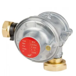 Régulateur de pression gaz B6N équerre - débit 6 m³/h - 21 mbar FAVEX