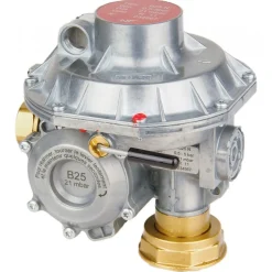 Régulateur de pression gaz B25N équerre - débit 25 m³/h - 21 mbar FAVEX