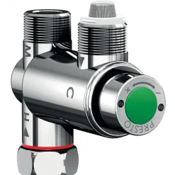 Régulateur thermostatique avec arrivées opposées - Minitherm PRESTO