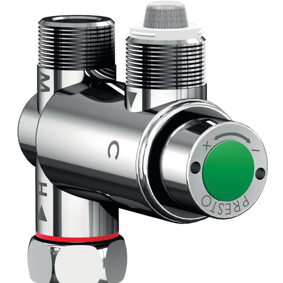 Régulateur thermostatique avec arrivées opposées - Minitherm PRESTO