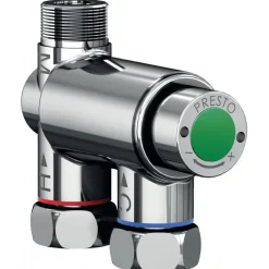 Régulateur thermostatique monoposte avec arrivées en ligne - Minitherm PRESTO